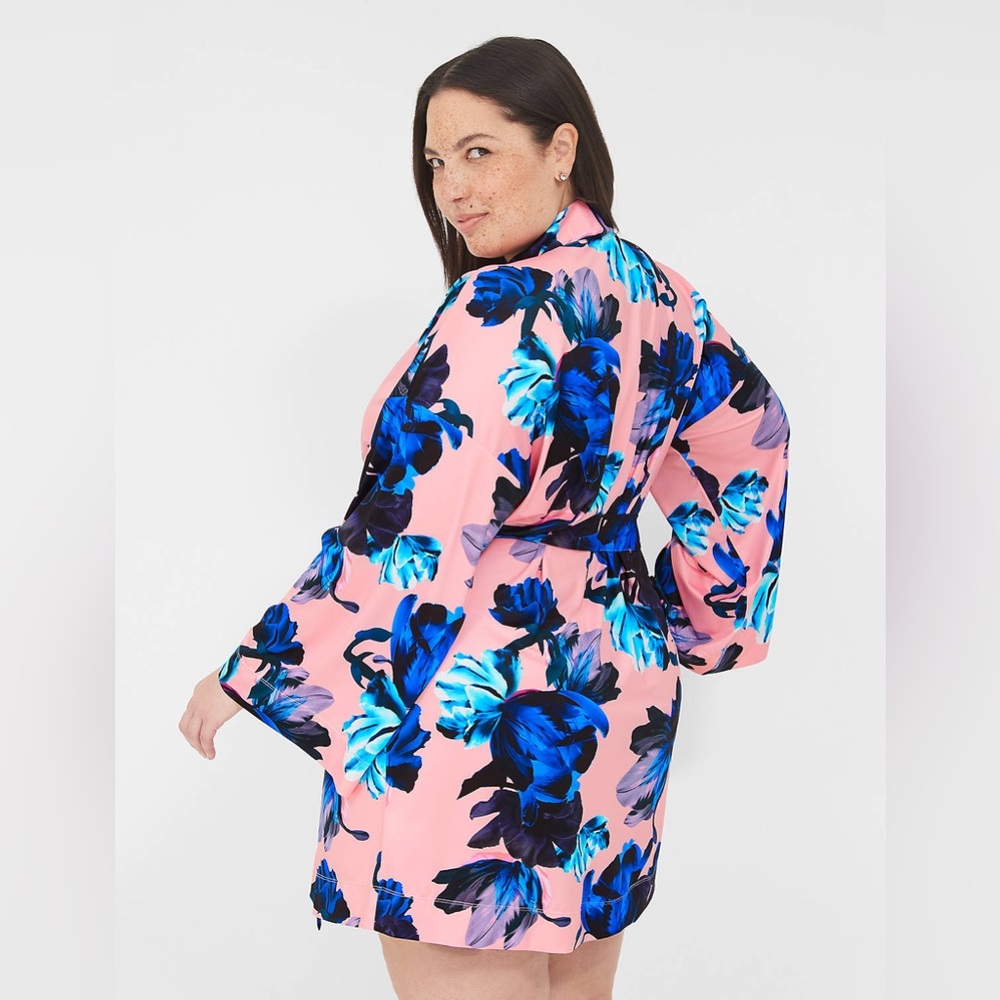 Printed Microfiber Robe